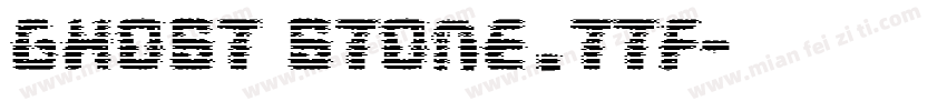 Ghost Stone.ttf字体转换
